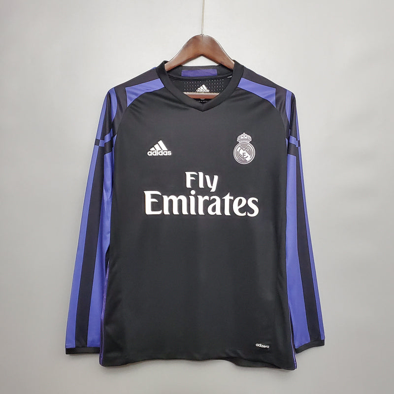 Camisa Real Madrid III 15/16 - Versão Retro Manga Comprida