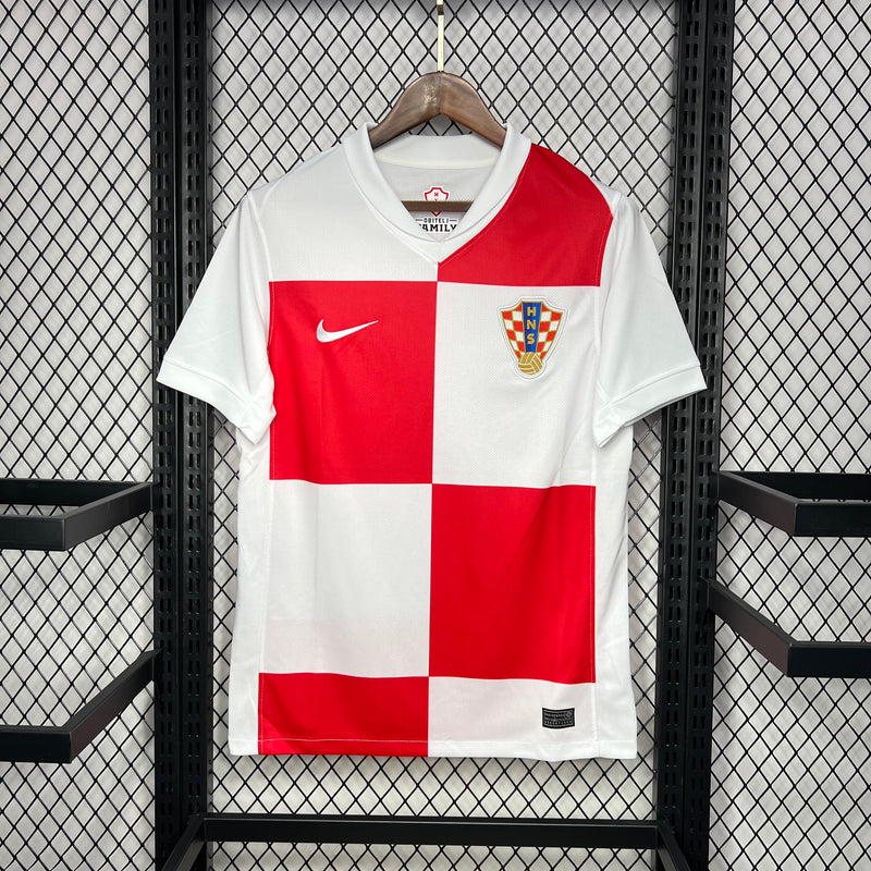 Camisa Croácia Home 24/25  -  Torcedor Masculina