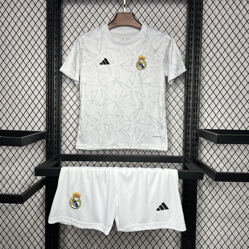 Kit Infantil Real Madrid Pré Jogo 24/25